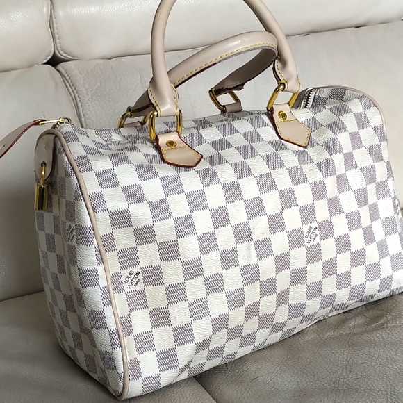 Louis Vuitton Handbags - Louis Vuitton (faux) "Speedy 30" Handbag